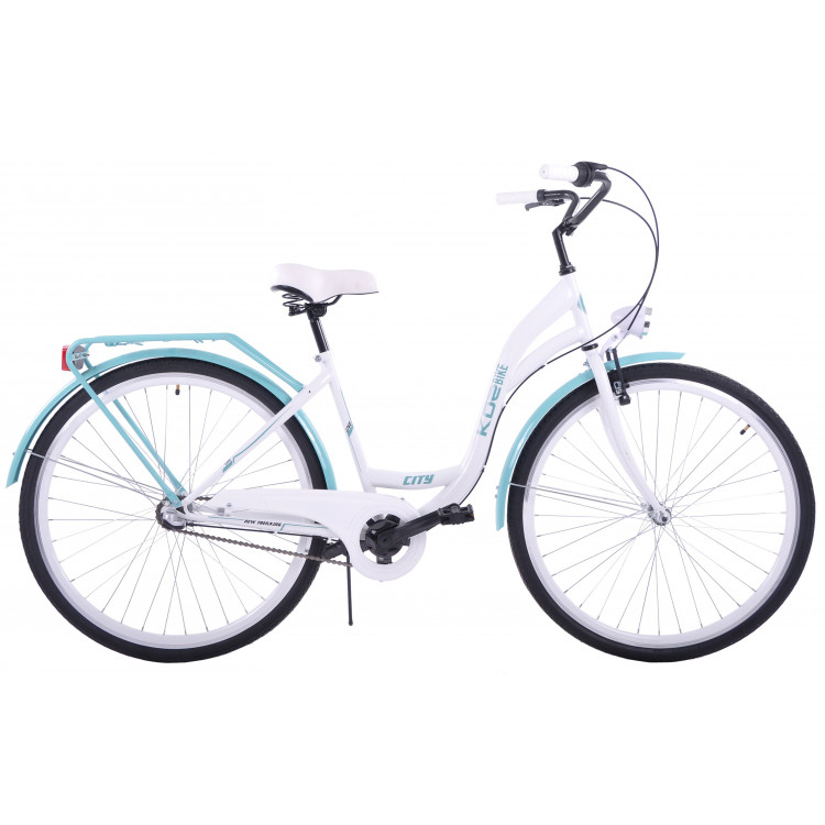 Mestský bicykel 26" Kozbike K21 3 prevodový Bielo Modrý